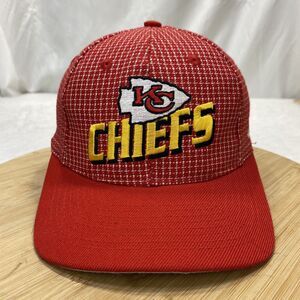 Vintage Kansas City Chiefs Hat Proline Logo Athletics Adjustable Red Cap